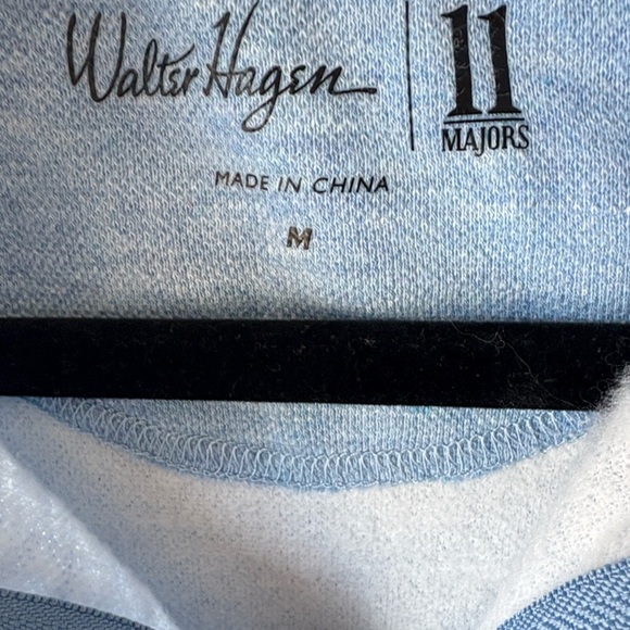 Walter Hagen Men's Sky Blue Zip-Up Sweater - Picture 3 of 9